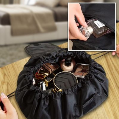 Geantă cu cordon pentru depozitarea produselor cosmetice | GLAMSY