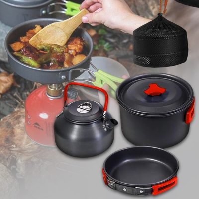 Set de vase de gătit compact și durabil, format din 12 piese | COOKLAPSO