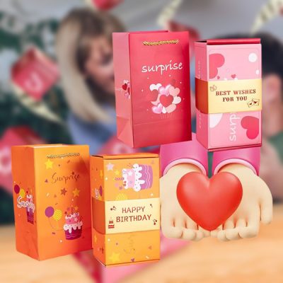 Cutie cadou cu efect pop-up | CASHMAS