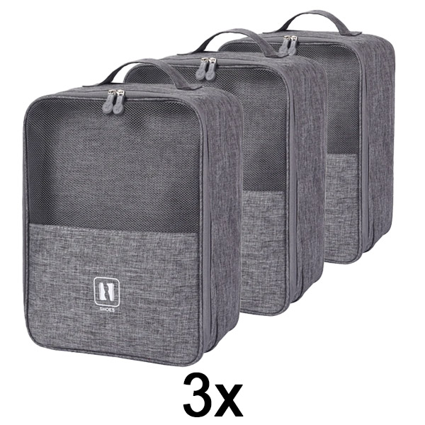 3x Geantă de călătorie pentru pantofi | SHOEPACK